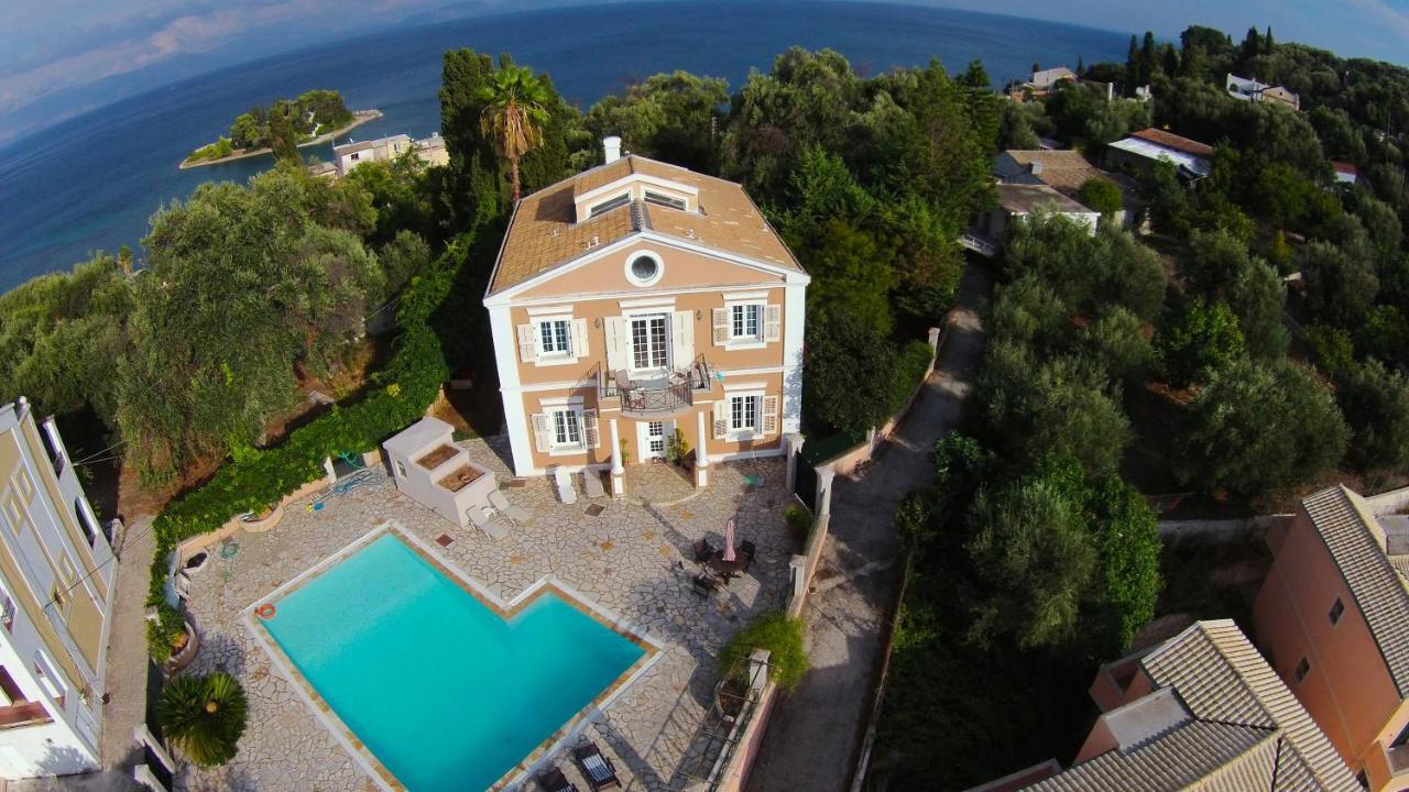 Durrell Corfu Strawberry-Pink Villa Perama  Exterior photo